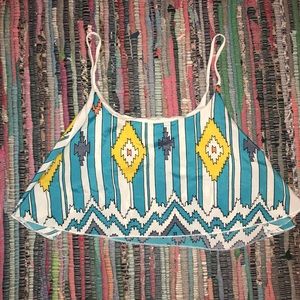 Cropped spaghetti strap tank top